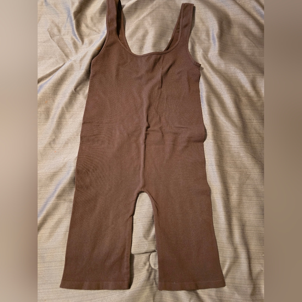 Free People Intimately Chocolate Brown Size M/L Bodysuit